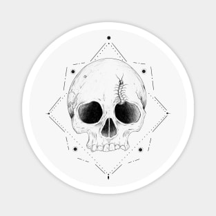 Edgy Skull Magnet